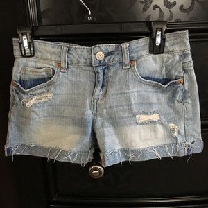 Aeropostale Distressed Jean Shorts